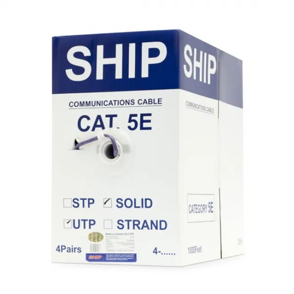 Кабель сетевой SHIP D108 Cat.5e UTP 30В LSZH купить с доставкой