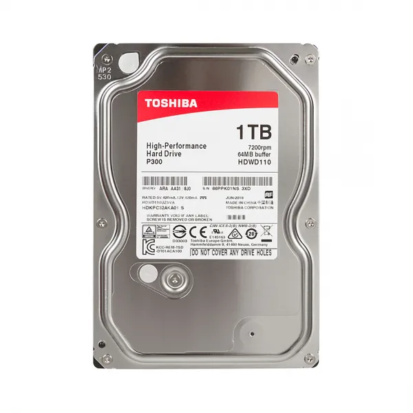 Жесткий диск, Toshiba HDWD110UZSVA HDD 1TB купить с доставкой