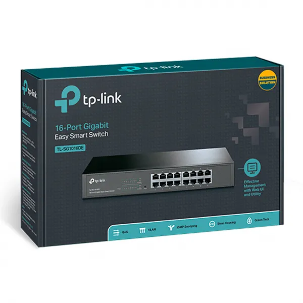 Коммутатор TP-Link TL-SG1016DE купить с доставкой