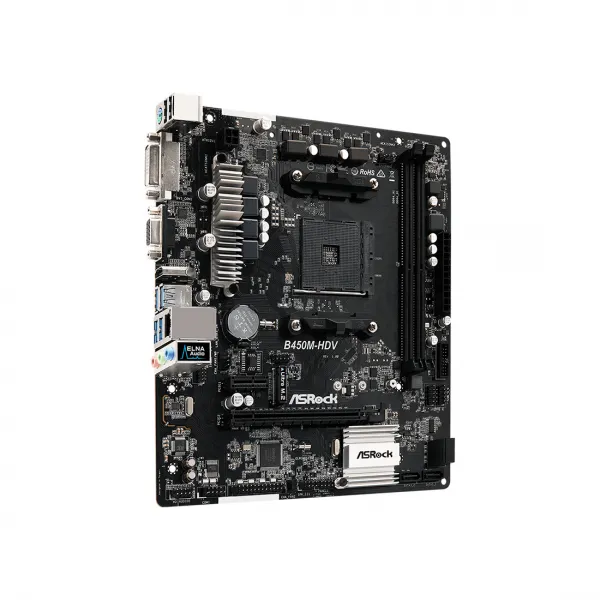 Материнская плата ASRock B450M-HDV R4.0 купить с доставкой