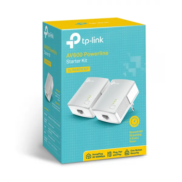 Комплект Powerline адаптеров TP-Link TL-PA4010KIT купить с доставкой