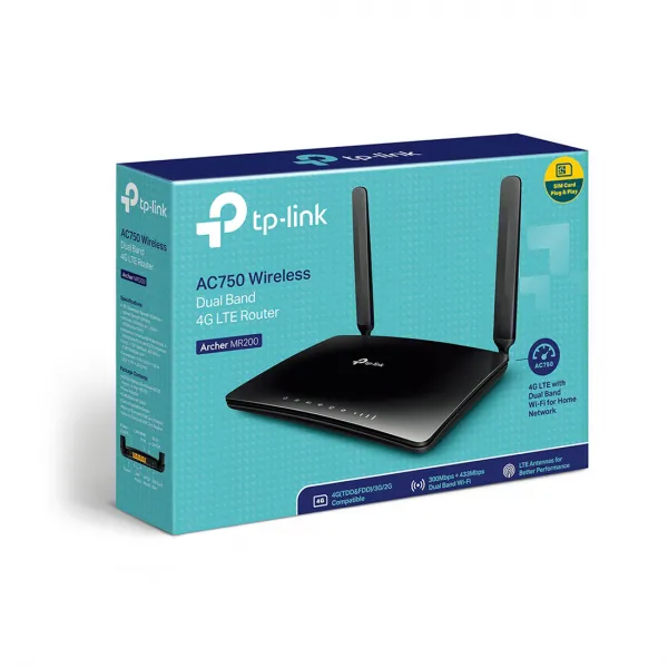 Маршрутизатор TP-Link Archer MR200 купить с доставкой