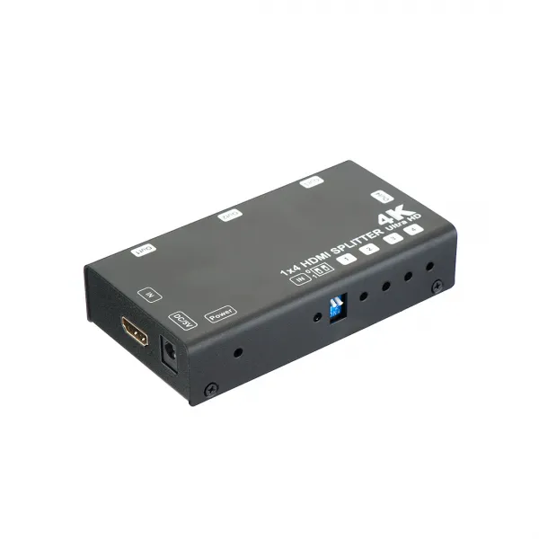 Сплиттер 1x4 HDMI 4K 3D HS-4P4K-60HD3D купить с доставкой