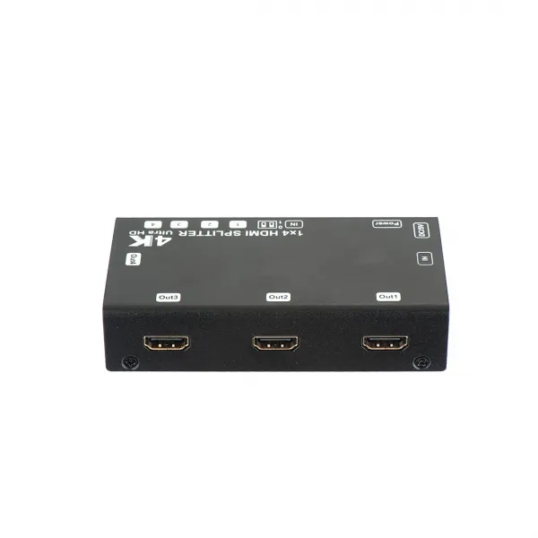 Сплиттер 1x4 HDMI 4K 3D HS-4P4K-60HD3D купить с доставкой