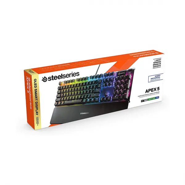 Клавиатура Steelseries Apex 5 US купить с доставкой