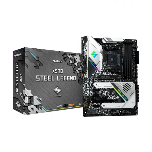 Материнская плата ASRock X570 STEEL LEGEND купить с доставкой