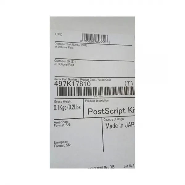 Печать PostScript Xerox 497K17810 купить с доставкой