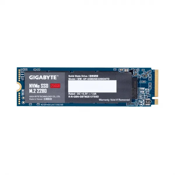 Твердотельный накопитель внутренний Gigabyte GP-GSM2NE3256GNTD 256GB M.2 PCI-E 3.0x4 купить с доставкой