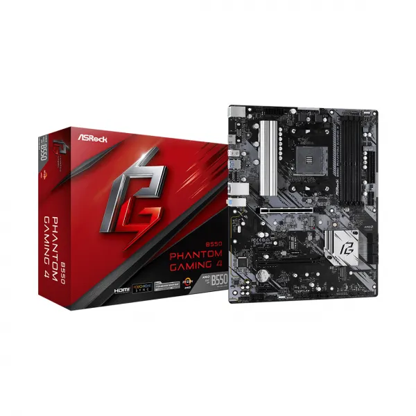 Материнская плата ASRock B550 PHANTOM GAMING 4 купить с доставкой