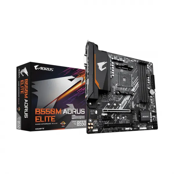 Материнская плата Gigabyte B550M AORUS ELITE купить с доставкой