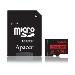 Карта памяти Apacer AP32GMCSH10U5-R 32GB + адаптер