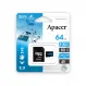 Карта памяти Apacer AP64GMCSX10U7-R 64GB + адаптер купить с доставкой