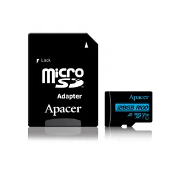 Карта памяти Apacer AP128GMCSX10U7-R 128GB + адаптер