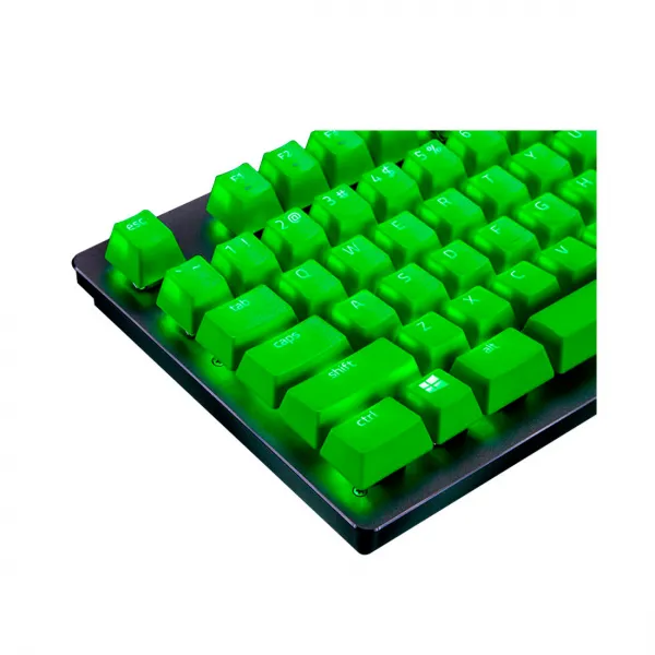 Набор сменных клавиш для клавиатуры Razer PBT Keycap Upgrade Set - Razer Green купить с доставкой