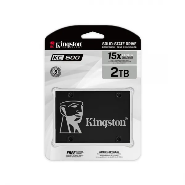 Твердотельный накопитель SSD Kingston SKC600/2048G SATA 7мм купить с доставкой