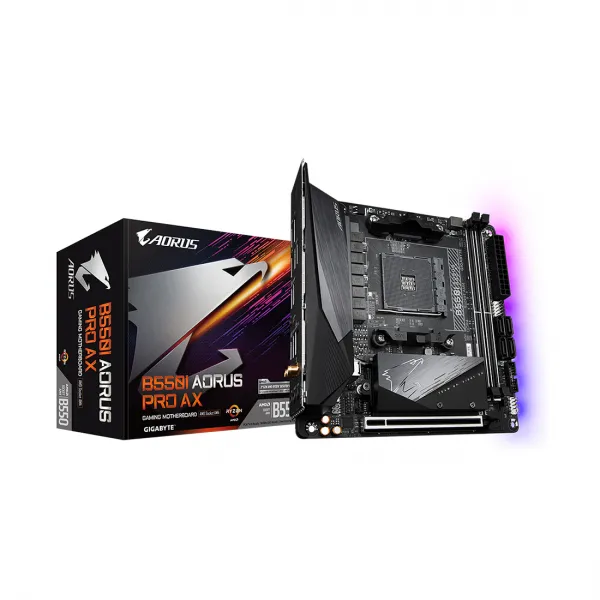 Материнская плата Gigabyte B550I AORUS PRO AX купить с доставкой