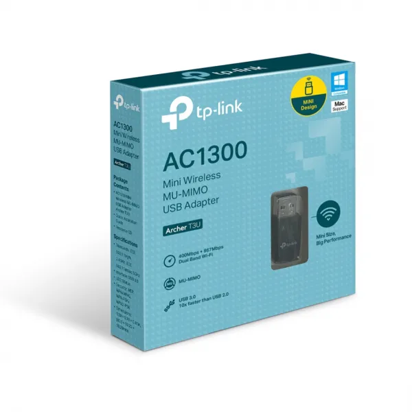 USB-адаптер TP-Link Archer T3U купить с доставкой