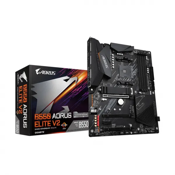 Материнская плата Gigabyte B550 AORUS ELITE V2 купить с доставкой