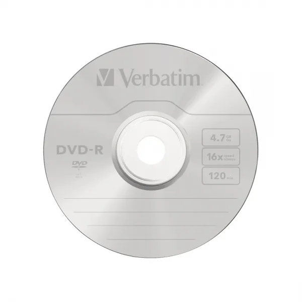 Диск DVD-R Verbatim (43548) 4.7GB 50штук Незаписанный купить с доставкой