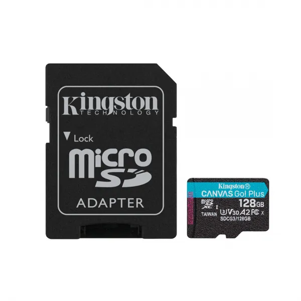 Карта памяти Kingston SDCG3/128GB A2 U3 V30 128GB + адаптер купить с доставкой