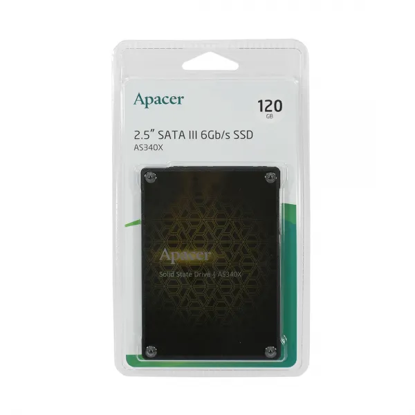 Твердотельный накопитель SSD Apacer AS340X 120GB SATA купить с доставкой