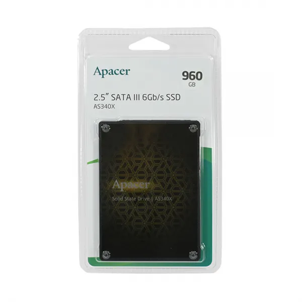 Твердотельный накопитель SSD Apacer AS340X 960GB SATA купить с доставкой