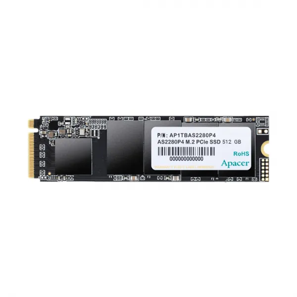 Твердотельный накопитель SSD Apacer AS2280P4 512GB M.2 PCIe купить с доставкой