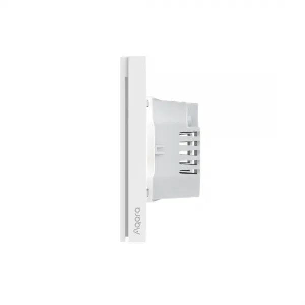 Настенный выключатель AQARA Smart Wall Switch H1(No Neutral, Double Rocker) купить с доставкой