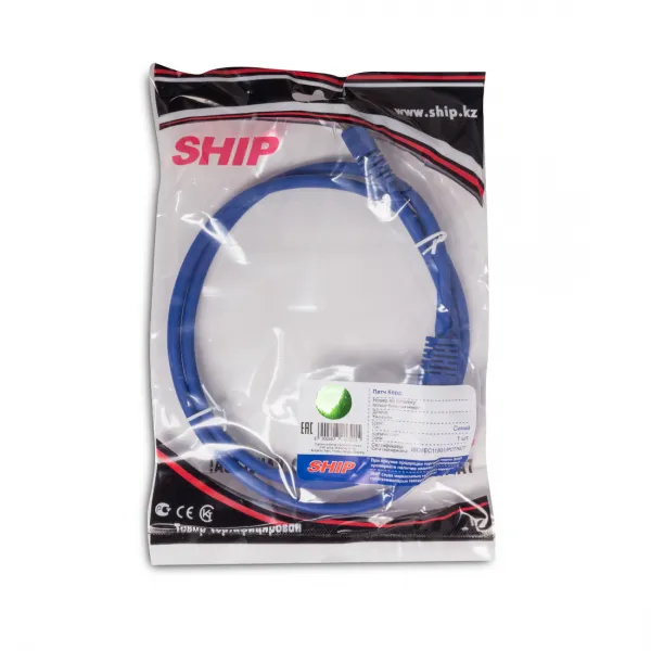 Патч Корд SHIP Cat 6A SFTP LSZH RJ-45 1 м S8025BL0100-P купить с доставкой