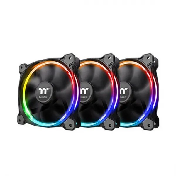 Кулер для компьютерного корпуса Thermaltake Riing 12 RGB Sync Edition (3-Fan Pack) купить с доставкой