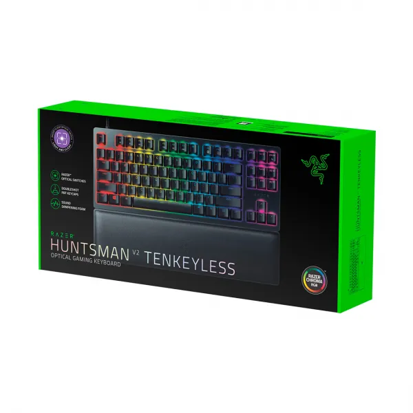 Клавиатура Razer Huntsman V2 Tenkeyless (Purple Switch) купить с доставкой