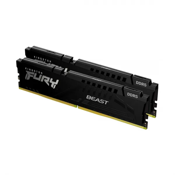 Комплект модулей памяти Kingston FURY Beast KF548C38BBK2-32 DDR5 32GB (Kit 2x16GB) 4800MHz купить с доставкой