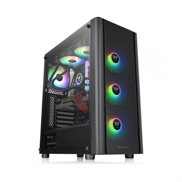 Компьютерный корпус Thermaltake V250 TG ARGB без Б/П купить с доставкой