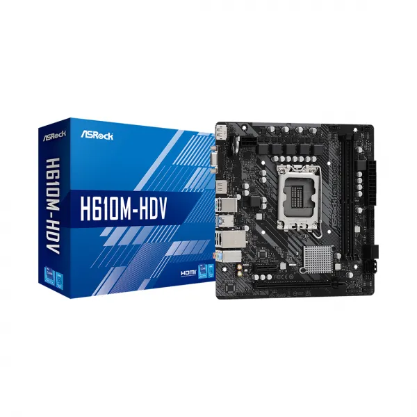 Материнская плата ASRock H610M-HDV купить с доставкой