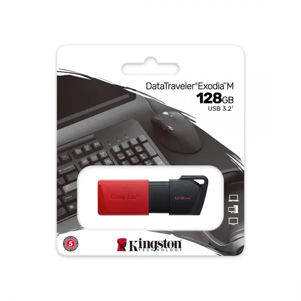 USB-накопитель Kingston DTXM/128GB 128GB Красный купить с доставкой