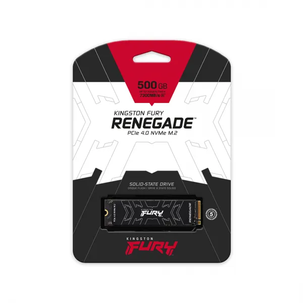 Твердотельный накопитель SSD Kingston FURY Renegade SFYRS/500G M.2 NVMe PCIe 4.0 купить с доставкой