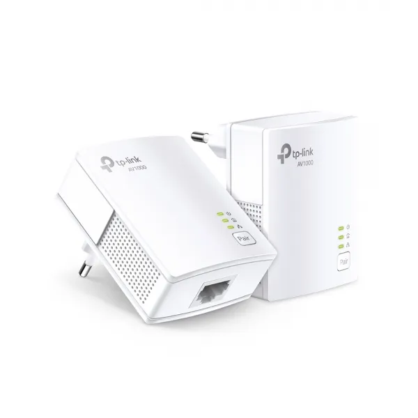 Комплект Powerline адаптеров TP-Link TL-PA7017 KIT купить с доставкой