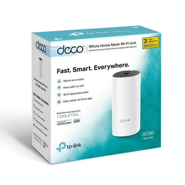 Маршрутизатор TP-Link Deco M4(1-pack) купить с доставкой