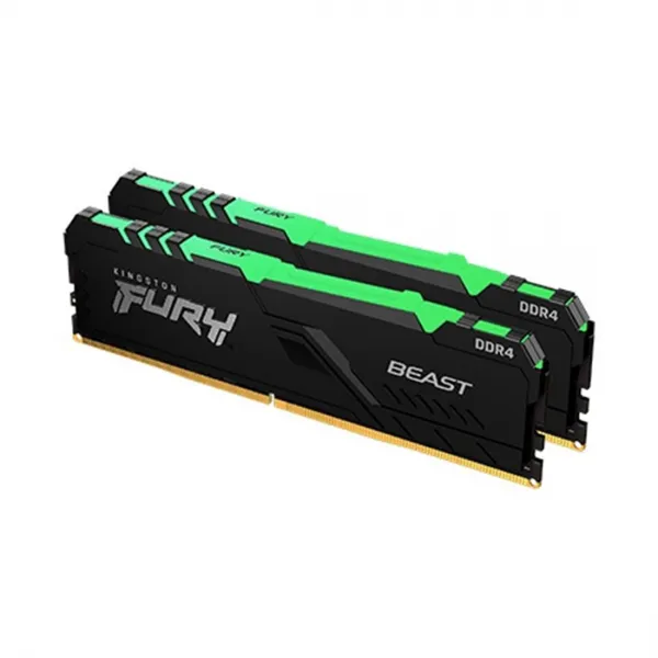 Комплект модулей памяти Kingston FURY Beast RGB KF436C17BBAK2/16 DDR4 16GB (Kit 2x8GB) 3600MHz купить с доставкой