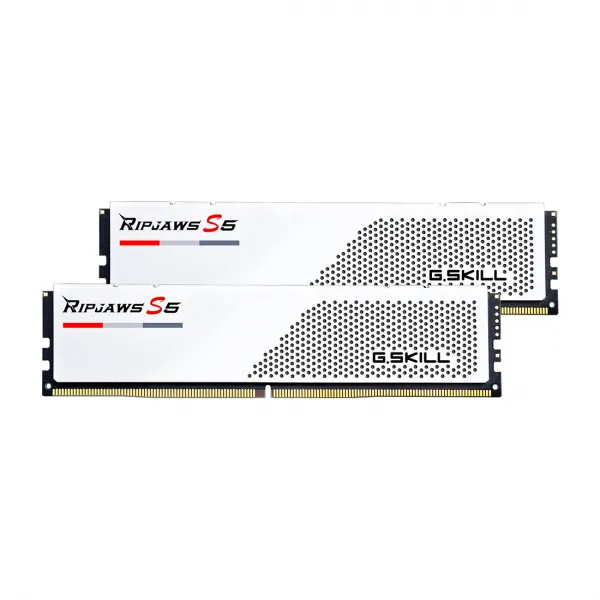 Комплект модулей памяти G.SKILL Ripjaws S5 F5-5600J3636D32GX2-RS5W DDR5 64GB (Kit 2x32GB) 5600MHz купить с доставкой