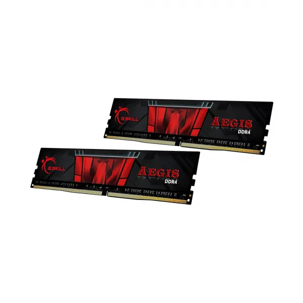 Комплект модулей памяти G.SKILL Aegis F4-2400C17D-8GIS DDR4 8GB (Kit 2x4GB) 2400MHz купить с доставкой