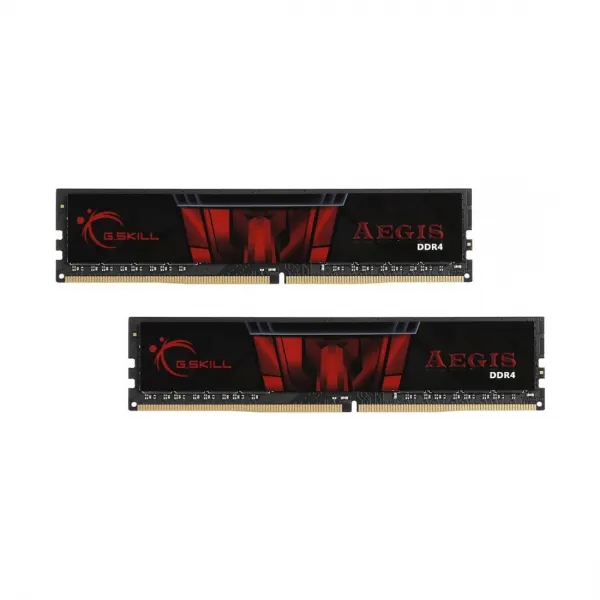 Комплект модулей памяти G.SKILL Aegis F4-2400C17D-8GIS DDR4 8GB (Kit 2x4GB) 2400MHz купить с доставкой