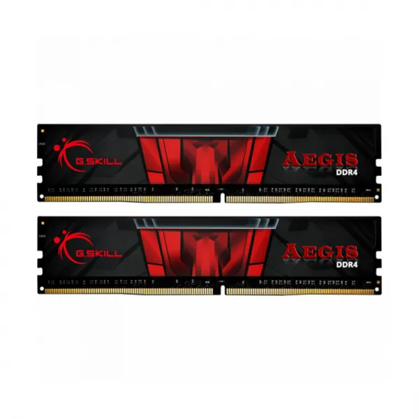 Комплект модулей памяти G.SKILL Aegis F4-2666C19D-32GIS DDR4 32GB (Kit 2x16GB) 2666MHz купить с доставкой