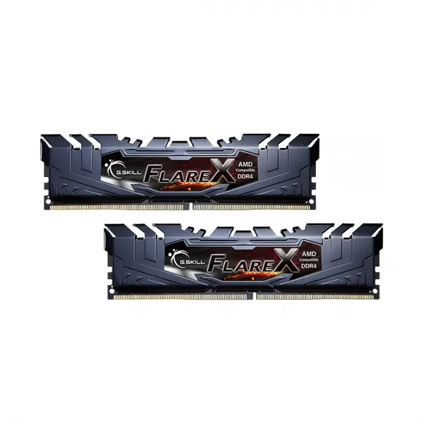 Комплект модулей памяти G.SKILL FlareX F4-3200C16D-16GFX DDR4 16GB (Kit 2x8GB) 3200MHz купить с доставкой