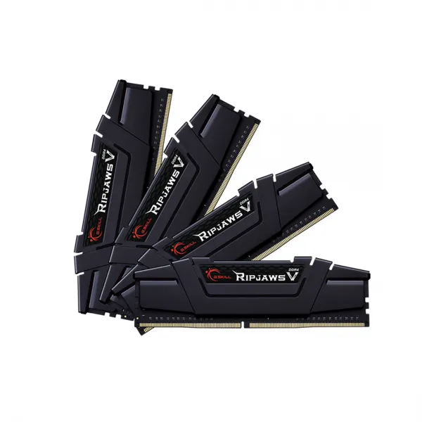 Комплект модулей памяти G.SKILL RipjawsV F4-3200C16Q-32GVKB DDR4 32GB (Kit 4x8GB) 3200MHz купить с доставкой