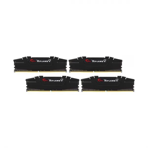 Комплект модулей памяти G.SKILL RipjawsV F4-3200C16Q-32GVKB DDR4 32GB (Kit 4x8GB) 3200MHz купить с доставкой