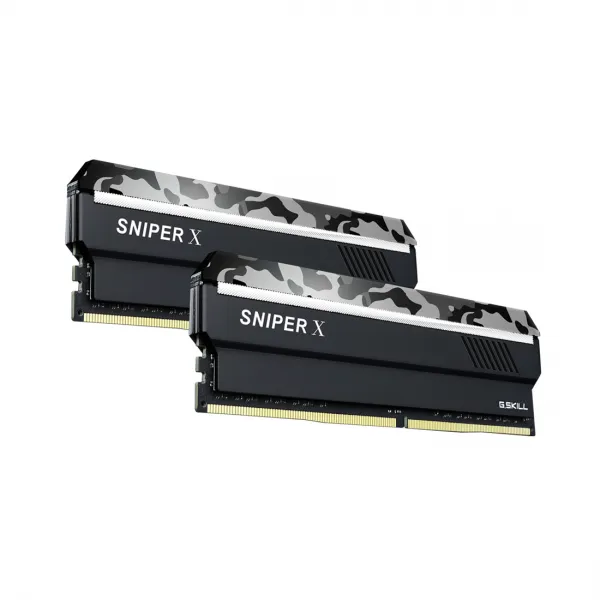 Комплект модулей памяти G.SKILL SniperX F4-2666C19D-16GSXW DDR4 16GB (Kit 2x8GB) 2666MHz купить с доставкой