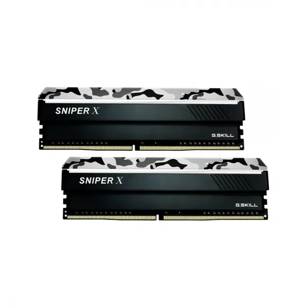 Комплект модулей памяти G.SKILL SniperX F4-3200C16D-32GSXWB DDR4 32GB (Kit 2x16GB) 3200MHz купить с доставкой