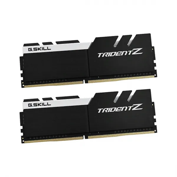 Комплект модулей памяти G.SKILL TridentZ F4-3200C16D-16GTZKW DDR4 16GB (Kit 2x8GB) 3200MHz купить с доставкой