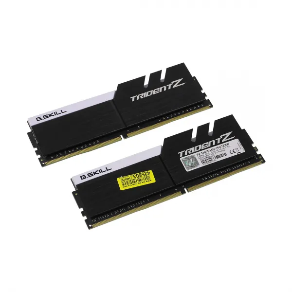 Комплект модулей памяти G.SKILL TridentZ F4-3200C16D-16GTZKW DDR4 16GB (Kit 2x8GB) 3200MHz купить с доставкой